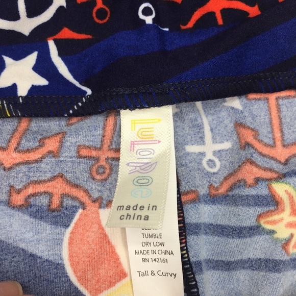LuLaRoe NWOT T/C Americana buttery soft leggings. - Picture 5 of 8